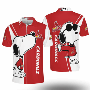 St Louis Cardinals Snoopy Lover 3D All Over Print Polo Shirt for Men & Women