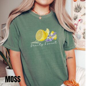 Lesbian Pride Lemon Lavender Sapphic Shirt – Subtle LGBT Pride Chappell Roan WLW