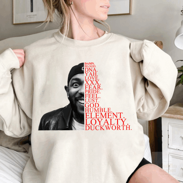 Official Kendrick Lamar Damn Full Tracklist Shirt – Limited Edition