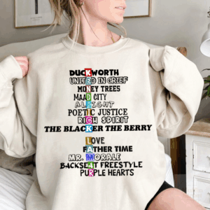Kendrick Lamar Song Tracklist Shirt – Official Merchandise
