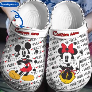 Made with Your Personal Touch Personalized Mickey MinnieClogs-Shoes-Slippers 3D Clog Shoes