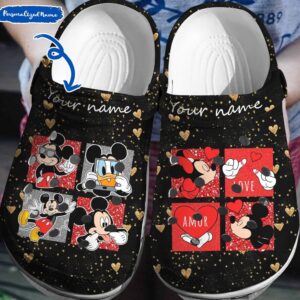 Disney Fashion Designed Just for You Personalized Mickey MinnieClogs-Shoes-Slippers 3D Clog Shoes