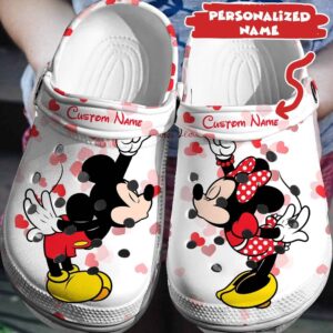 Disney Dreams Made Real Personalized Mickey MinnieClogs-Shoes-Slippers 3D Clog Shoes
