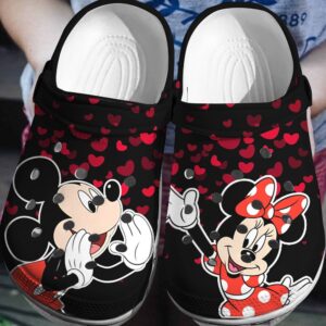 Iconic Duo Mickey MinnieClogs-Shoes-Slippers 3D Clog Shoes Embrace the Disney Spirit