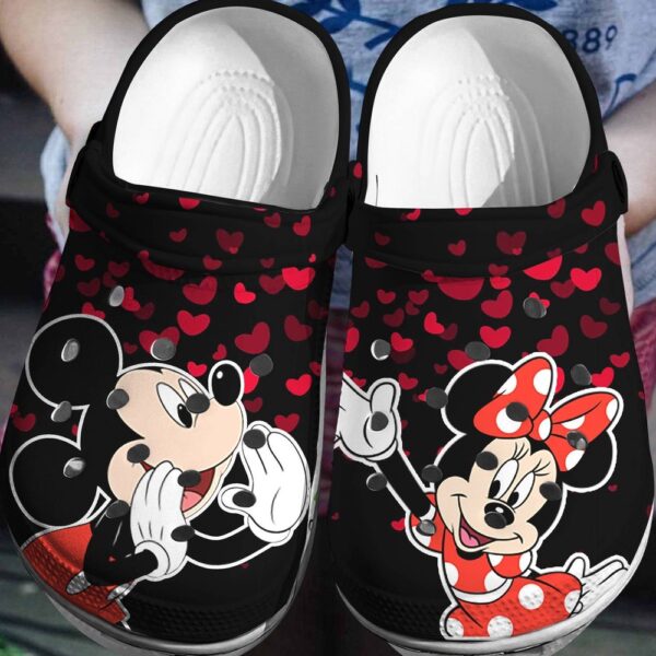 Iconic Duo Mickey MinnieClogs-Shoes-Slippers 3D Clog Shoes Embrace the Disney Spirit
