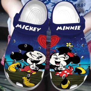 Happy Mickey Minnie Couple ClogsClogs-Shoes-Slippers Shoes