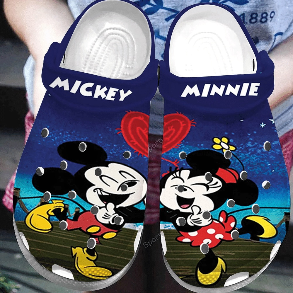 Happy Mickey Minnie Couple ClogsClogs-Shoes-Slippers Shoes Happy Mickey Minnie Couple ClogsClogs-Shoes-Slippers Shoes