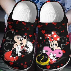 Iconic Ears Mickey Minnie 3D Clog Shoes
