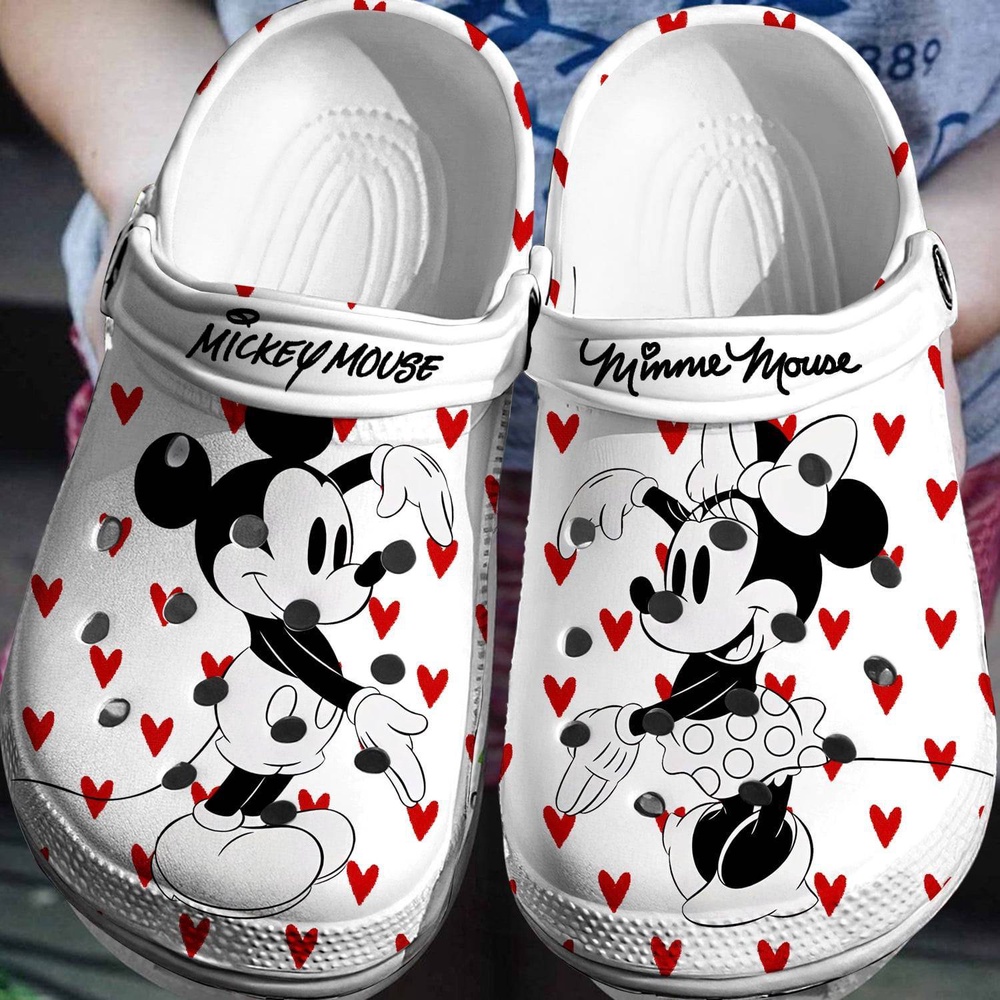 Disney Duo Mickey Minnie 3D Clog Shoes Disney Duo Mickey Minnie 3D Clog Shoes