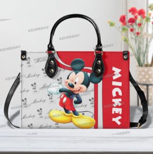 Mickey Lover s Custom Leather Handbag - Vintage Women s Purse