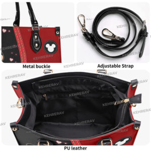 Personalized Mickey Mouse Leather Handbag – Perfect Mother s Day Gift