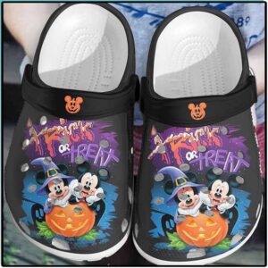 Halloween Mickey And Minnie Trick Or Treat Clogband Clogs