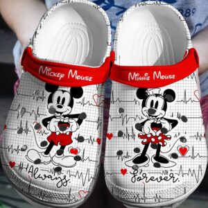 Disney Inspired Mickey MinnieClogs-Shoes 3D Clog Shoes Walk with Iconic Characters