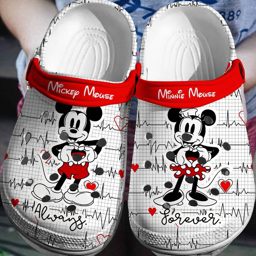 Disney Inspired Mickey MinnieClogs-Shoes 3D Clog Shoes Walk with Iconic Characters Disney Inspired Mickey MinnieClogs-Shoes 3D Clog Shoes Walk with Iconic Characters