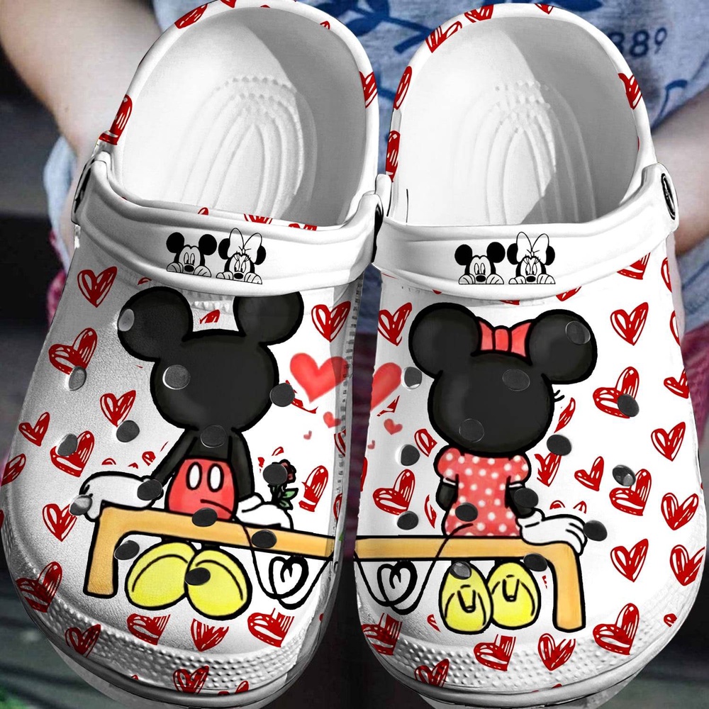Mickey Minnie Mania 3D Clog Shoes for Disney Enthusiasts Mickey Minnie Mania 3D Clog Shoes for Disney Enthusiasts