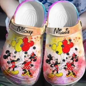 Mickey Minnie BalloonClogs-Shoes 3D Clog Shoes