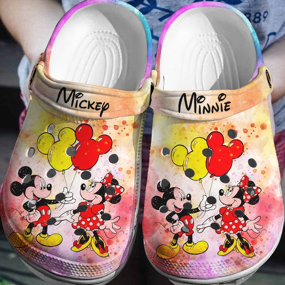 Mickey Minnie BalloonClogs-Shoes 3D Clog Shoes Mickey Minnie BalloonClogs-Shoes 3D Clog Shoes