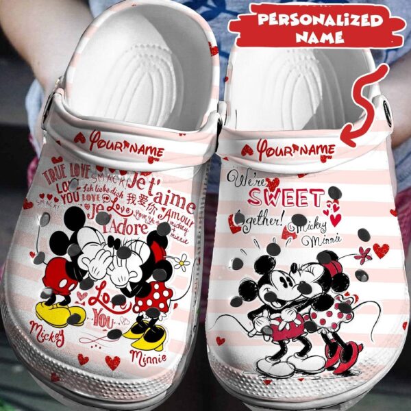 Customize Your Disney Magic Mickey MinnieClogs-Shoes 3D Clog Shoes
