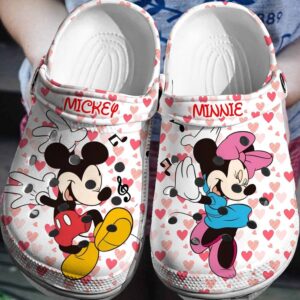 Whimsical Wonderland Mickey MinnieClogs-Shoes 3D Clog Shoes Embrace the Disney Magic