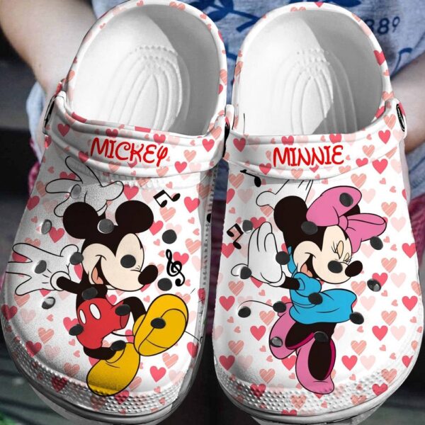 Whimsical Wonderland Mickey MinnieClogs-Shoes 3D Clog Shoes Embrace the Disney Magic