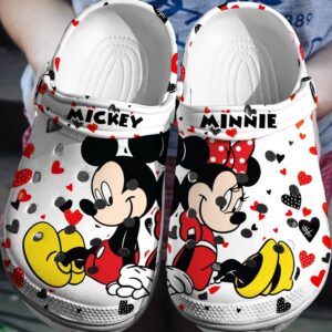 Whimsical Wonderland Mickey MinnieClogs-Shoes 3D Clogs