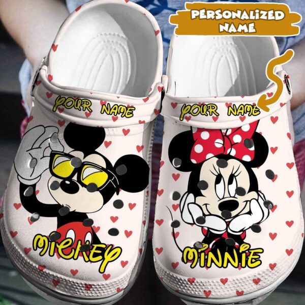 Designed for Disney Enthusiasts Personalized Mickey MinnieClogs-Shoes 3D Clog Shoes