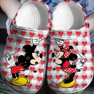 Mouse Mania Mickey Minnie 3D Clog Shoes