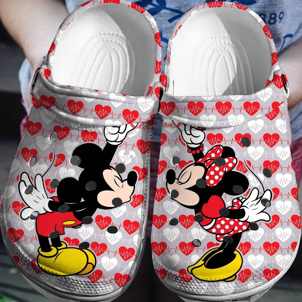 Mouse Mania Mickey Minnie 3D Clog Shoes Mouse Mania Mickey Minnie 3D Clog Shoes