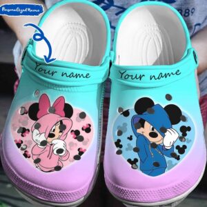 Unleash Your Disney Side Personalized Mickey MinnieClogs-Shoes 3D Clog Shoes