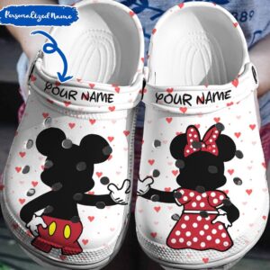 Step into Personalized Disney Magic Mickey MinnieClogs-Shoes 3D Clog Shoes