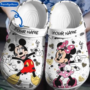 Tailored Disney Style Personalized Mickey MinnieClogs-Shoes 3D Clog Shoes