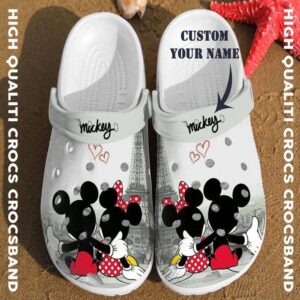 Personalized Minnie And Mickey Mouse Disney Cartoon AdultsClogs-ShoesUnisex Cartoon Clog Shoes