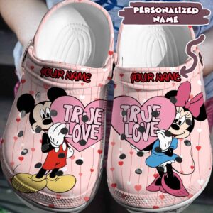 Your Disney Fashion Statement Personalized Mickey MinnieClogs-Shoes 3D Clog Shoes