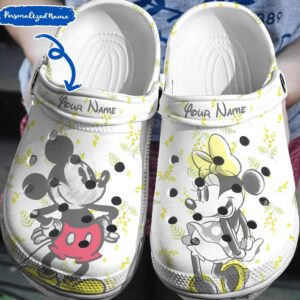 Personalized Yellow Mickey MinnieClogs-Shoes 3D Clog Shoes