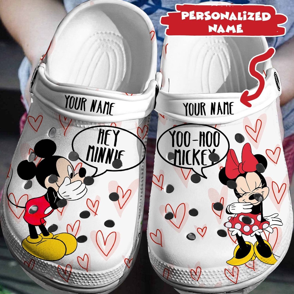 Your Signature Disney Magic Personalized Mickey MinnieClogs-Shoes 3D Clog Shoes Your Signature Disney Magic Personalized Mickey MinnieClogs-Shoes 3D Clog Shoes