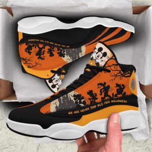 We Are Never Too Old For Halloween Disney Mickey Air Jordan 13 Sneaker Shoes