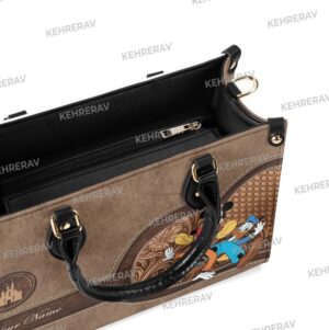 Mickey Goofy Leather Handbag - Custom Woman Vintage Bag for Mickey Lovers 3
