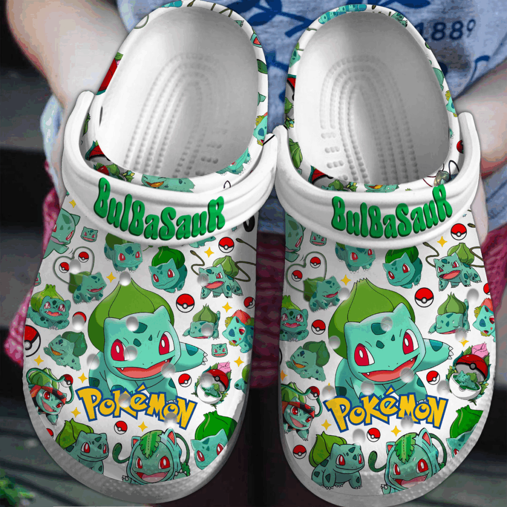 Funny Bulbasaur Pokemon Clogs, Anime Clogs For Men Women Men Women Kids And Adults Funny Bulbasaur Pokemon Clogs, Anime Clogs For Men Women Men Women Kids And Adults
