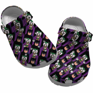 DC Comics Joker & Batman Clogs - Officially Licensed Footwear for Fans
