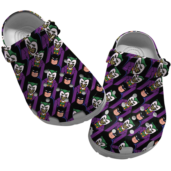 DC Comics Joker & Batman Clogs – Officially Licensed Footwear for Fans DC Comics Joker & Batman Clogs – Officially Licensed Footwear for Fans