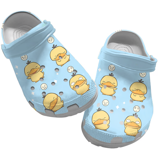 Cute Pokemon Psyduck Anime Clogs Cute Pokemon Psyduck Anime Clogs