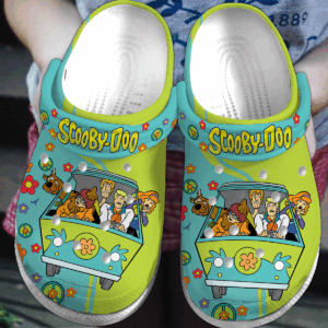 Colorful Scooby-Doo Cartoon Clogs For Kids And Adults