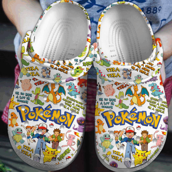 Limited Edition Pokemon Anime Soft And Lightweight Clogs For Men Women Men Women Kids And Adults