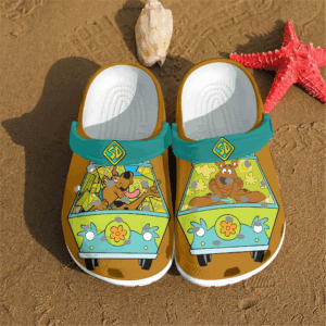 Funny Scooby-Doo Cartoon Brown Clogs For Kids & Adults 3
