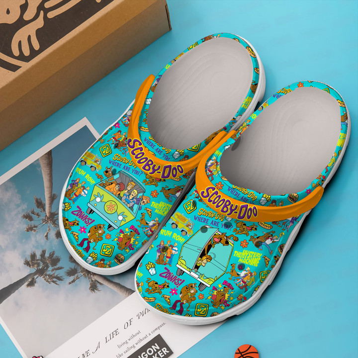 Colorful Design Scooby Doo Cartoon Clogs Colorful Design Scooby Doo Cartoon Clogs