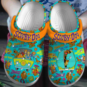 Colorful Design Scooby Doo Cartoon Clogs