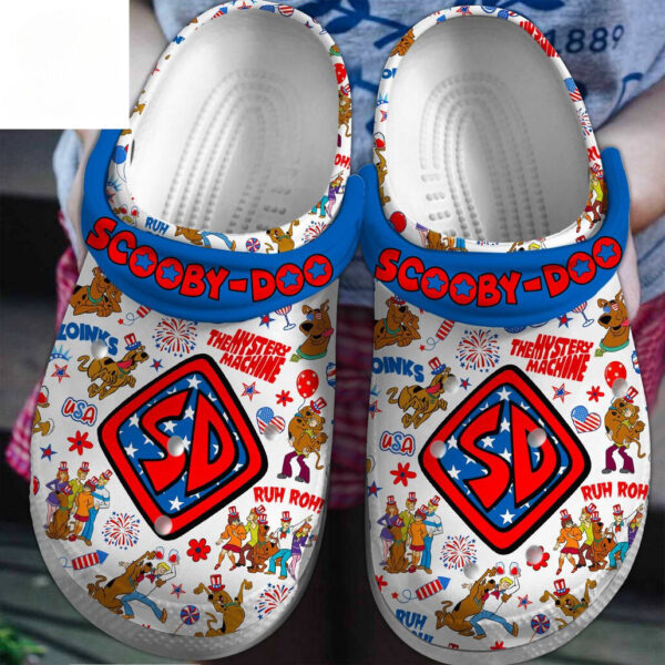 Scooby Doo Happy Independence Day Classic Clogs