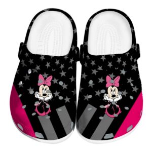 Minnie Mouse Stellar Stripes Theme Clogs For Kids And Adults