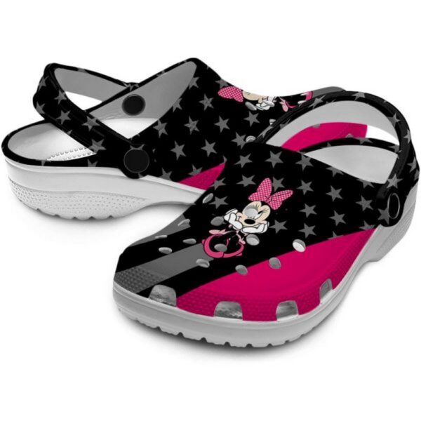 Minnie Mouse Stellar Stripes Theme Clogs For Kids And Adults