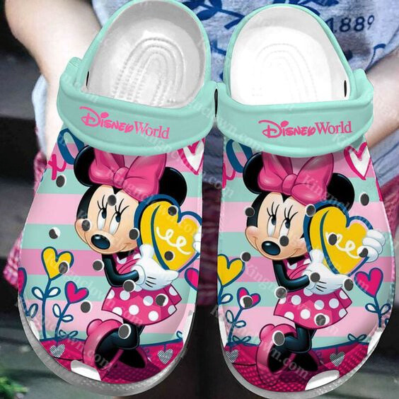 Colorful Design Cute Minnie Mouse Classic Clogs Colorful Design Cute Minnie Mouse Classic Clogs